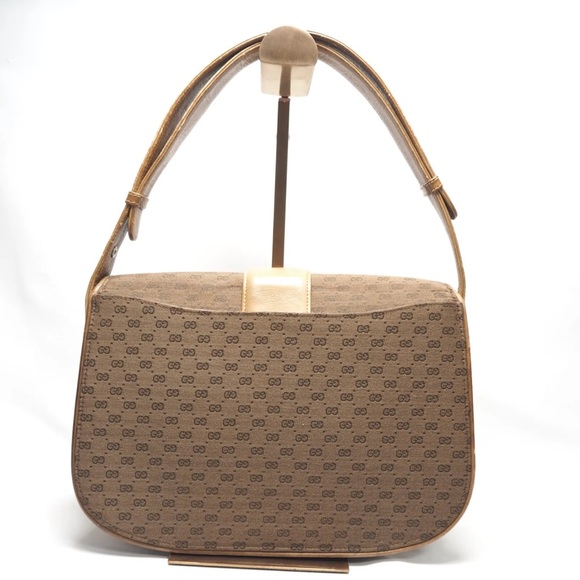 100% authentic vintage Vintage GUCCI Micro GG Supreme Shoulder Hand Bag - Picture 10 of 15